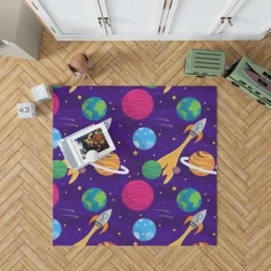 Space And Universe Exploration Rug