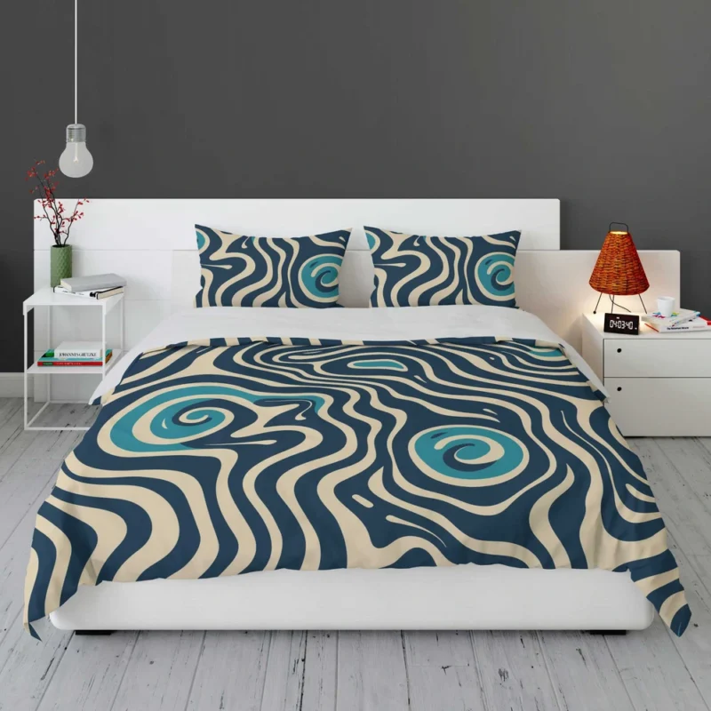 Spiral Pattern Design Bedding Set 1