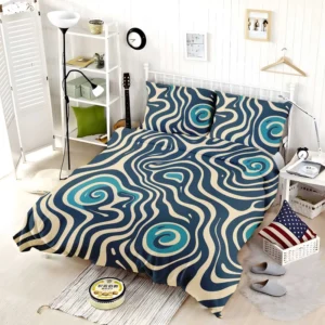 Spiral Pattern Design Bedding Set