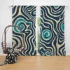 Spiral Pattern Design Curtain