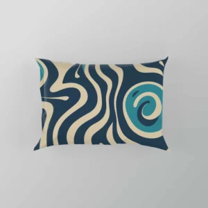 Spiral Pattern Design Pillow Case