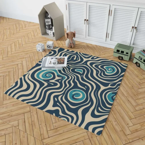 Spiral Pattern Design Rug 1