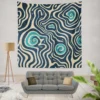 Spiral Pattern Design Wall Tapestry