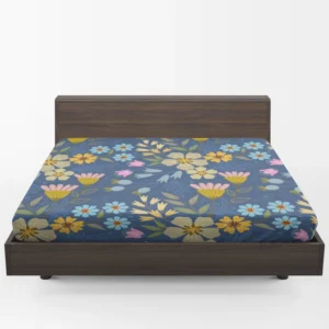 Spring Bloomed Florals Pattern Fitted Sheet 1