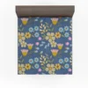 Spring Bloomed Florals Pattern Fitted Sheet