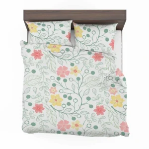 Spring Cute Wild Flowers Bedding Set 2