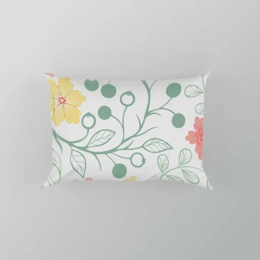 Spring Cute Wild Flowers Pillow Case