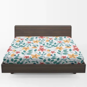 Spring Dainty Flowers Fitted Sheet 1