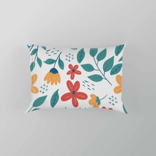 Spring Dainty Flowers Pillow Case