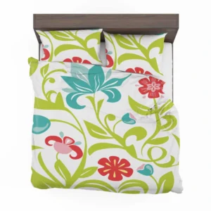 Spring Flowers Pattern Bedding Set 2