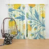 Spring Yellow Blossom Flowers Curtain