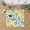 Spring Yellow Blossom Flowers Rug