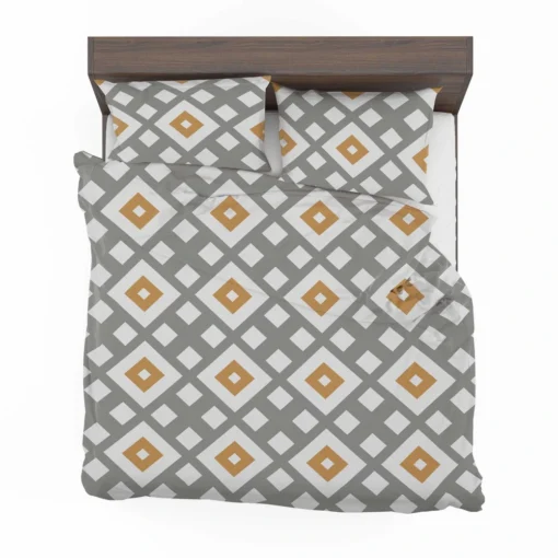 Square Cross Geometric Pattern Bedding Set 2