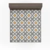 Square Cross Geometric Pattern Fitted Sheet