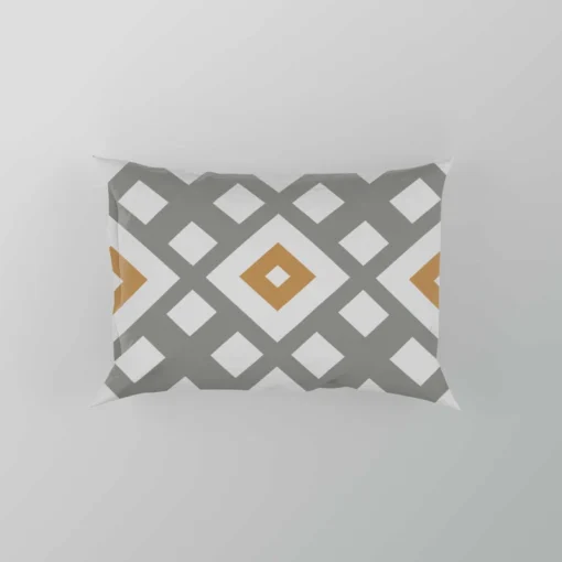 Square Cross Geometric Pattern Pillow Case