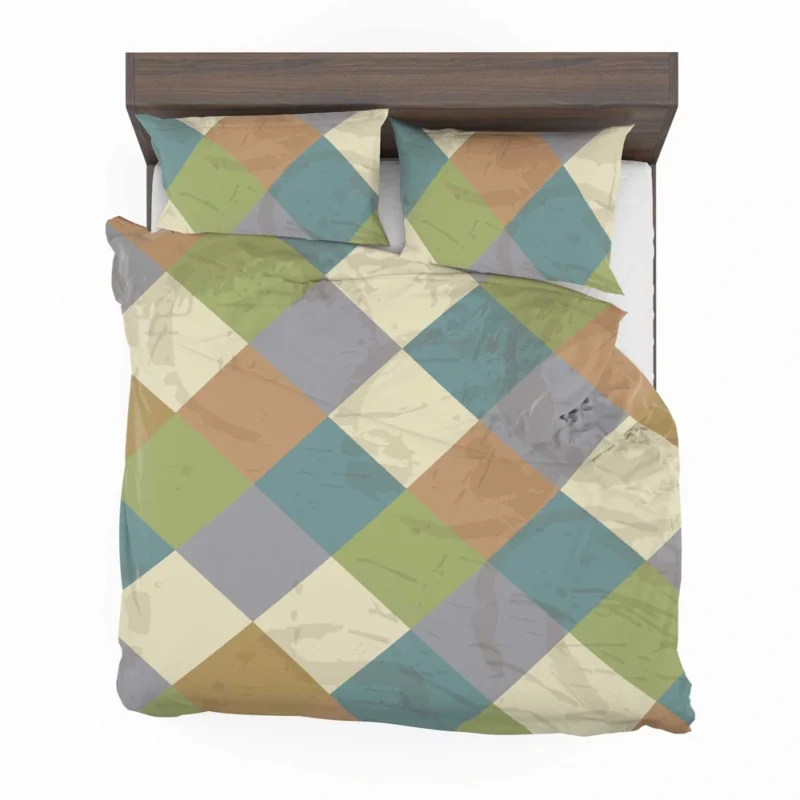 Square Elegant Patchwork Design Bedding Set 2