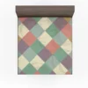 Square Elegant Patchwork Vintage Design Fitted Sheet