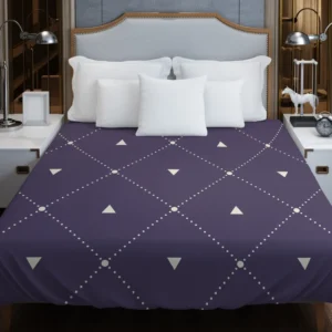 Square Pattern Triangle Design Duvet Cover