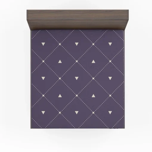 Square Pattern Triangle Design Fitted Sheet