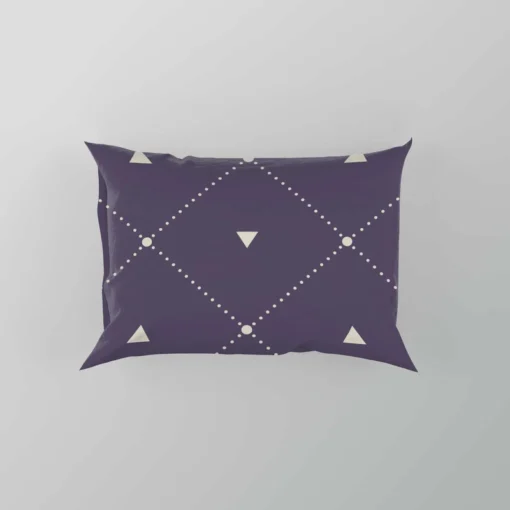 Square Pattern Triangle Design Pillow Case