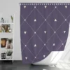 Square Pattern Triangle Design Shower Curtain