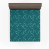 Square Shaped Waves Minimal Pattern Fitted Sheet