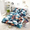 Square Style Geometrics Triangle Bedding Set