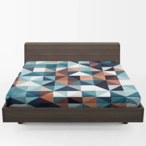 Square Style Geometrics Triangle Fitted Sheet 1