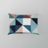 Square Style Geometrics Triangle Pillow Case