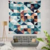 Square Style Geometrics Triangle Wall Tapestry