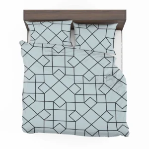 Square Tessellation Minimalist Bedding Set 2