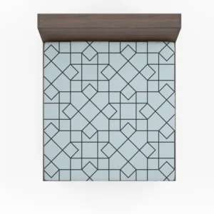 Square Tessellation Minimalist Fitted Sheet