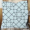 Square Tessellation Minimalist Quilt Blanket