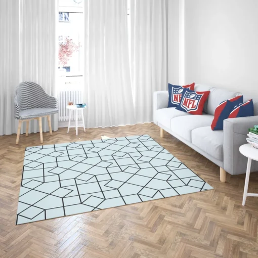 Square Tessellation Minimalist Rug 2