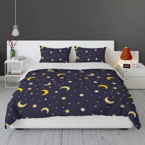 Star And Moon Pattern Bedding Set 1