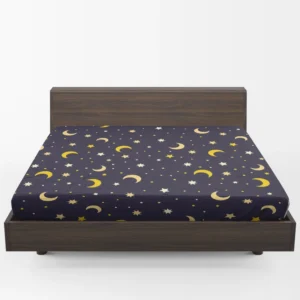 Star And Moon Pattern Fitted Sheet 1