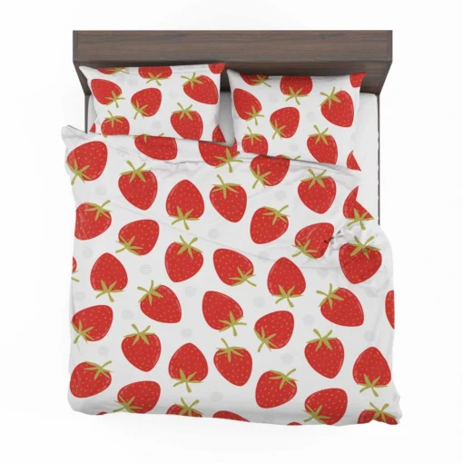 Strawberry Fruit Pattern Bedding Set 2