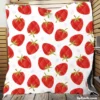 Strawberry Fruit Pattern Quilt Blanket