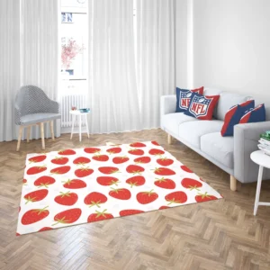 Strawberry Fruit Pattern Rug 2