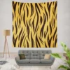 Stripe Tiger Print Wall Tapestry