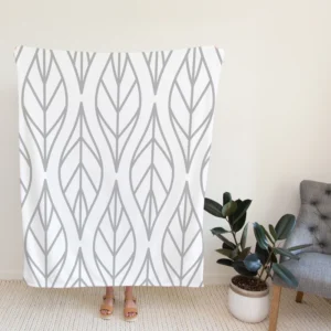 Stunning Abstract Elegant Minimal Fleece Blanket