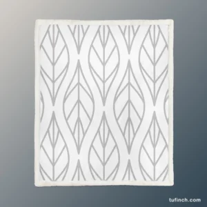 Stunning Abstract Elegant Minimal Sherpa Fleece Blanket 1