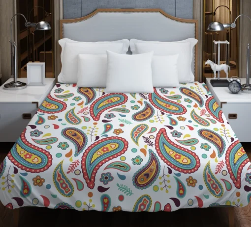 Stunning Elegant Paisley Pattern Duvet Cover