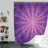 Stylish Purple Mandala Pattern Shower Curtain