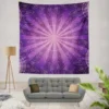 Stylish Purple Mandala Pattern Wall Tapestry