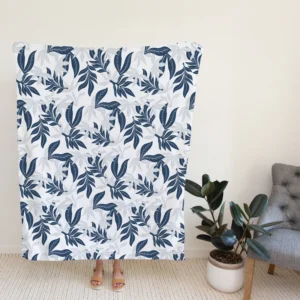 Summer Duotone Flat Pattern Fleece Blanket