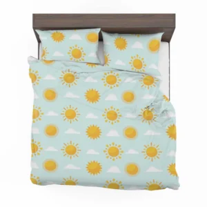 Sun And Cloud Pattern Bedding Set 2