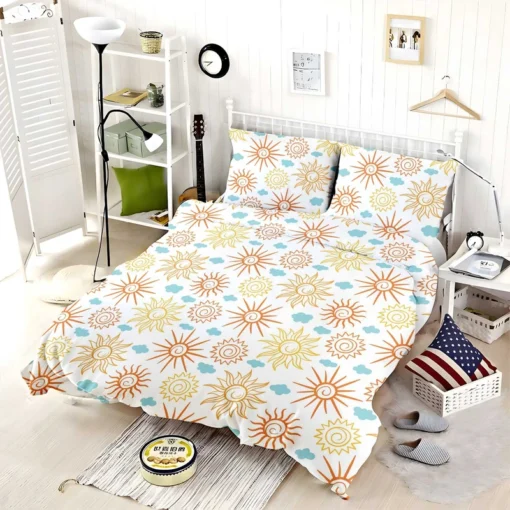 Sun And Moon Design Bedding Set