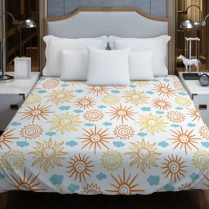 Sun And Moon Design Duvet Cover