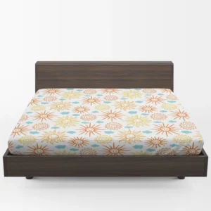 Sun And Moon Design Fitted Sheet 1